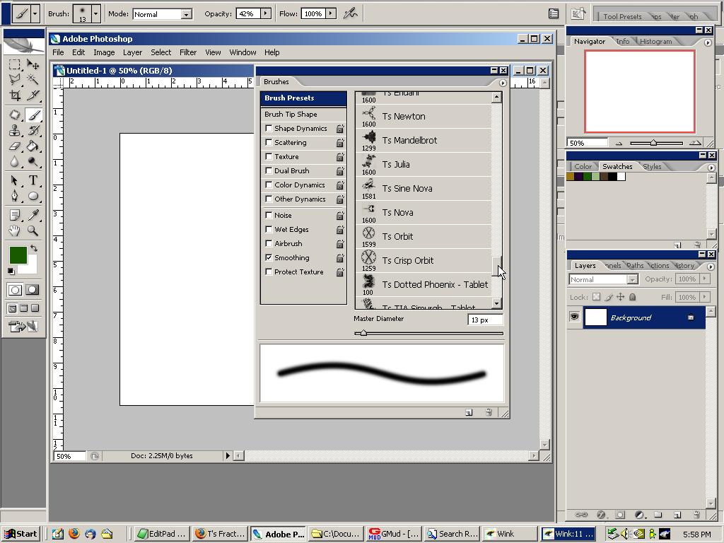 The New Brushes are at the Bottom - You are Finished!